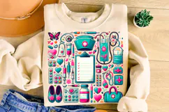 Nurse PNG, Nurse Sublimation, Nursing PNG, Registered Nurse Product Image 1