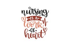 Nursing Is A Work Of Heart Product Image 1