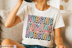 Nursing Student Medical SVG PNG T-shirt Design Product Image 3
