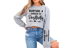 Nurture A Garden Sleeve SVG, Positive SVG Design Product Image 2