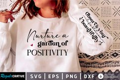Nurture A Garden Of Positivity SVG, Sleeve SVG Design Product Image 3