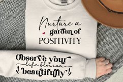 Nurture A Garden Of Positivity SVG, Sleeve SVG Design Product Image 1