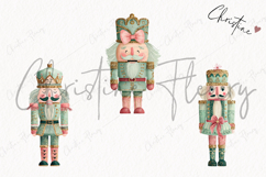 Brush Stroke Christmas Nutcrackers Clipart | Preppy PNG Product Image 3
