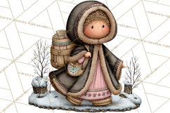 Nutcracker Ballet Clip Art, Miniature Christmas PNG Product Image 3