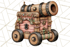 Nutcracker Ballet Clip Art, Miniature Christmas PNG Product Image 2