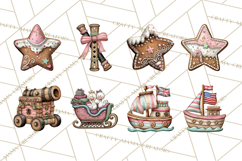 Nutcracker Ballet Clip Art, Miniature Christmas Set PNG Product Image 2