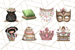 Nutcracker Ballet Clip Art, Miniature Christmas Set PNG Product Image 4