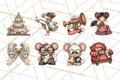 Nutcracker Ballet Clip Art, Miniature Christmas Set PNG Product Image 5