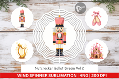 Nutcracker Ballet Dream Wind Spinner Product Image 1