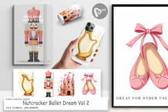 Nutcracker Ballet Dream Digital Paper Product Image 1