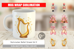 Nutcracker Ballet Dream Mug Wrap Product Image 1