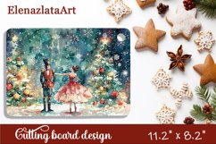 Vintage Nutcracker Engraved Cutting Board PNG Design Product Image 1