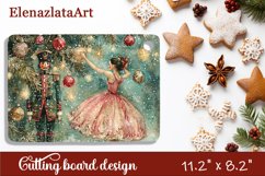 Vintage Nutcracker Engraved Cutting Board PNG Design Product Image 1