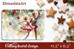 Vintage Nutcracker Engraved Cutting Board PNG Design Product Image 1