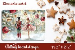 Vintage Nutcracker Engraved Cutting Board PNG Design Product Image 1