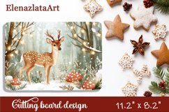 Vintage christmas Cutting Board PNG Design Product Image 1