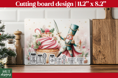 Christmas cutting board, Christmas Nutcracker cutting Board Product Image 1