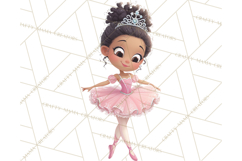 Diverse Ballerina Nutcracker Clipart PNG Product Image 5