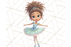 Diverse Ballerina Nutcracker Clipart PNG Product Image 2