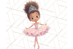 Diverse Ballerina Nutcracker Clipart PNG Product Image 3