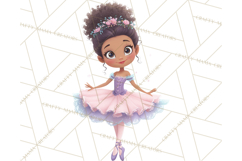 Diverse Ballerina Nutcracker Clipart PNG Product Image 3