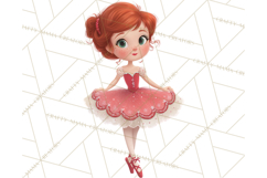 Diverse Ballerina Nutcracker Clipart PNG Product Image 4