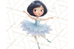 Diverse Ballerina Nutcracker Clipart PNG Product Image 2