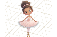 Diverse Ballerina Nutcracker Clipart PNG Product Image 3