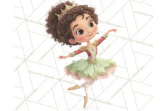 Diverse Ballerina Nutcracker Clipart PNG Product Image 4