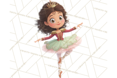 Diverse Ballerina Nutcracker Clipart PNG Product Image 3
