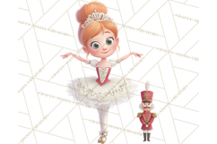 Diverse Ballerina Nutcracker Clipart PNG Product Image 3