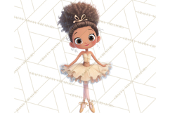 Diverse Ballerina Nutcracker Clipart PNG Product Image 5