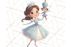 Diverse Ballerina Nutcracker Clipart PNG Product Image 2