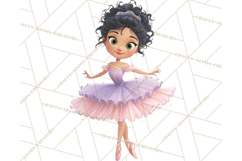 Diverse Ballerina Nutcracker Clipart PNG Product Image 5