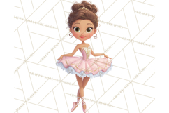 Diverse Ballerina Nutcracker Clipart PNG Product Image 2
