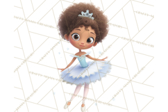 Diverse Ballerina Nutcracker Clipart PNG Product Image 3