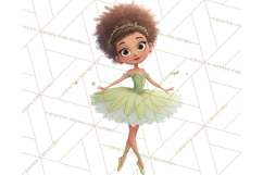 Diverse Ballerina Nutcracker Clipart PNG Product Image 3
