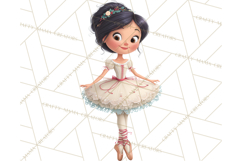 Diverse Ballerina Nutcracker Clipart PNG Product Image 5