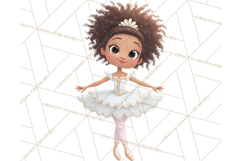 Diverse Ballerina Nutcracker Clipart PNG Product Image 5