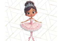 Diverse Ballerina Nutcracker Clipart PNG Product Image 2