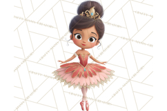 Diverse Ballerina Nutcracker Clipart PNG Product Image 3