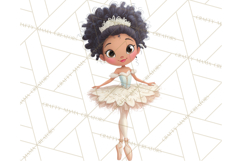Diverse Ballerina Nutcracker Clipart PNG Product Image 2
