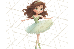 Diverse Ballerina Nutcracker Clipart PNG Product Image 5