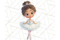 Diverse Ballerina Nutcracker Clipart PNG Product Image 5