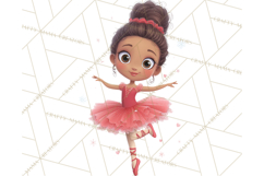 Diverse Ballerina Nutcracker Clipart PNG Product Image 4