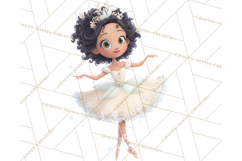 Diverse Ballerina Nutcracker Clipart PNG Product Image 5