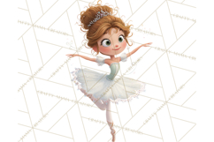 Diverse Ballerina Nutcracker Clipart PNG Product Image 3