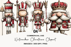 Nutcracker Christmas Clipart Product Image 1