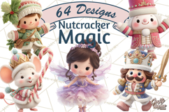 Nutcracker Suite Clipart, Childlike Christmas Clip Art Product Image 1
