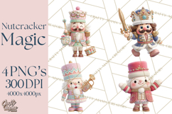 Nutcracker Suite Clipart, Childlike Christmas Clip Art Product Image 1